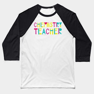 Chemistry Teacher Gift Idea Cute Back to School Baseball T-Shirt